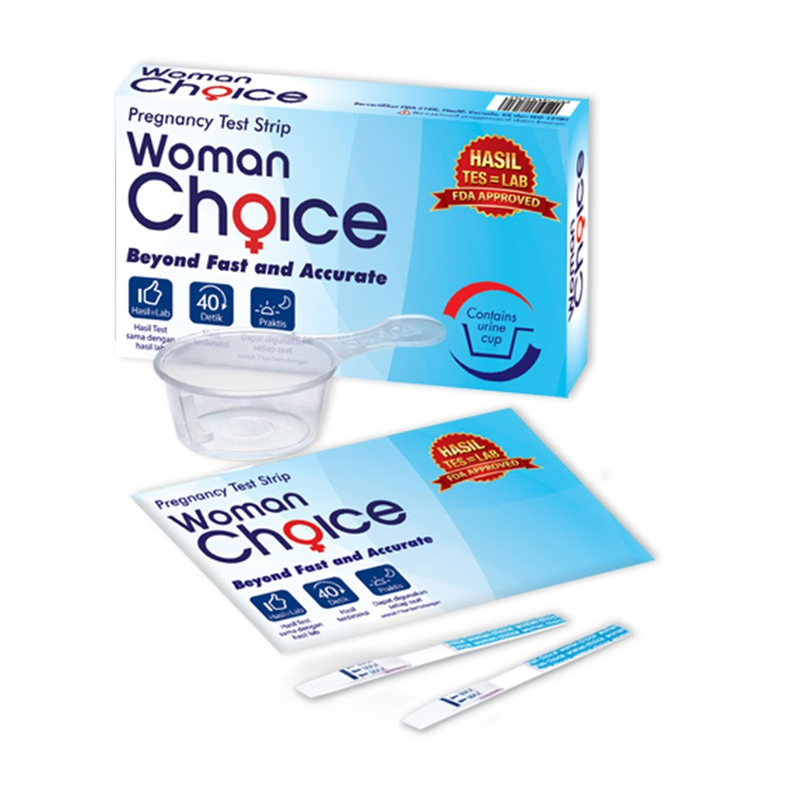 Woman Choice Ultra Sensitive Pregnancy Test Strip With Urine Glass 1pc | Gogobli