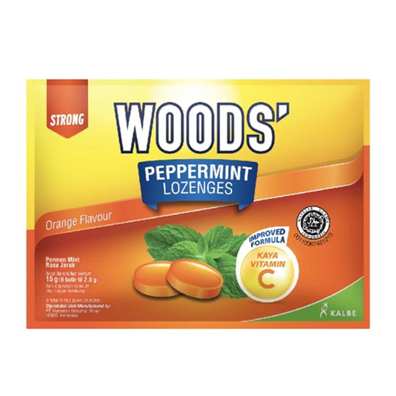 Woods Lozenges Vitamin C Orange 15gr  | Gogobli