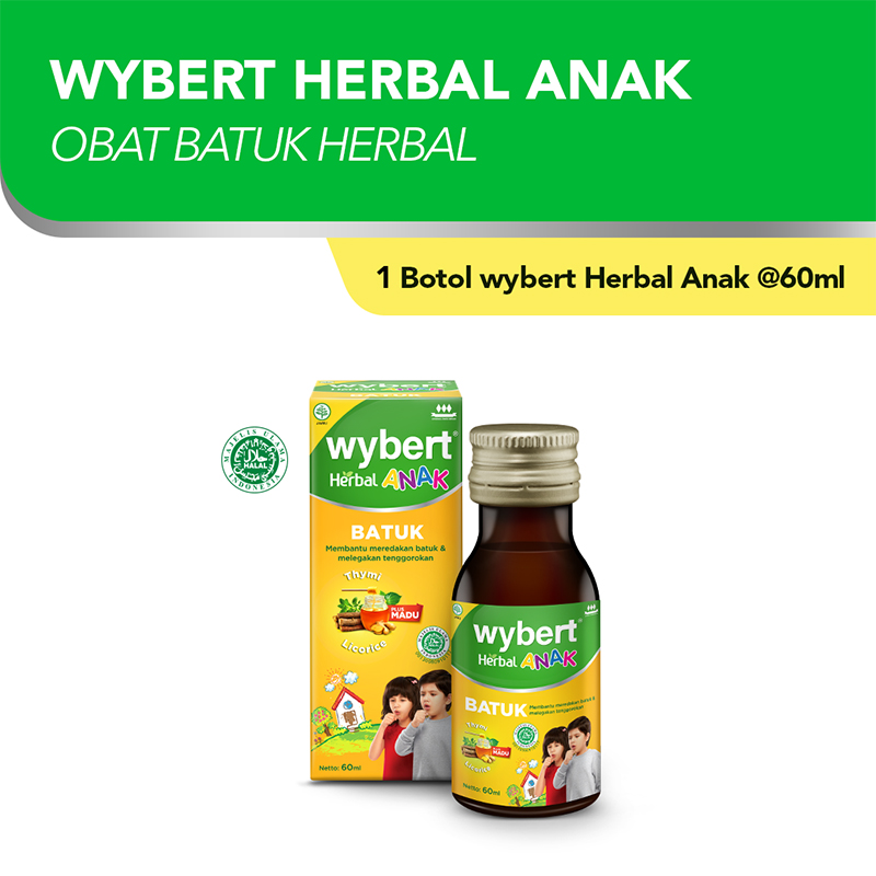 Wybert Herbal Batuk Anak 60ml | Gogobli