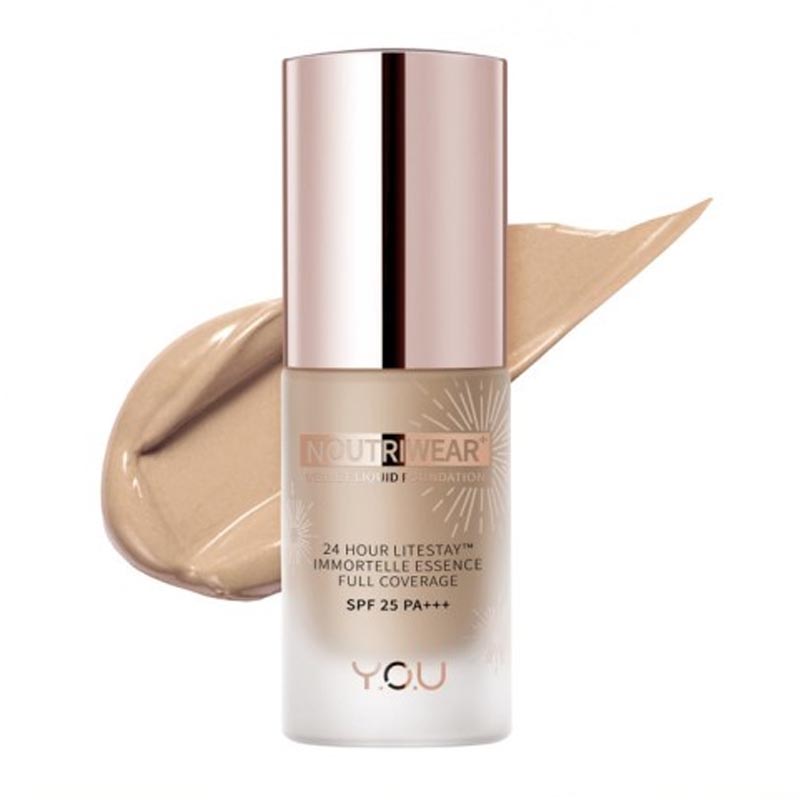 Y.O.U NoutriWear+ Velvet Liquid Foundation N508 Medium Beige 20ml | Gogobli