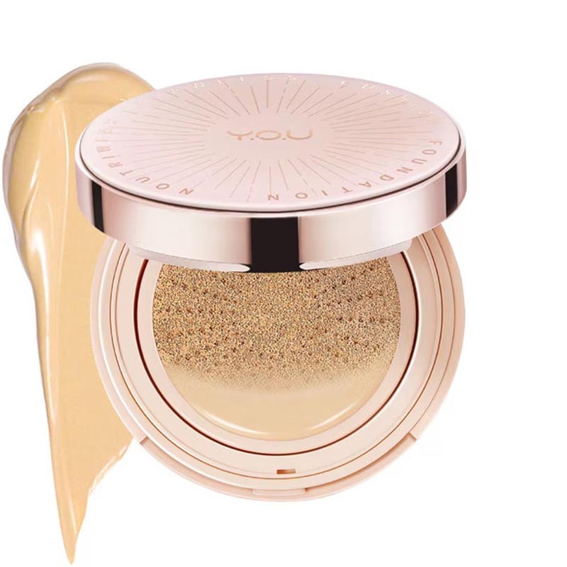 Y.O.U NoutriWear+ Flawless Cushion Foundation W703 Warm Ivory 11gr | Gogobli