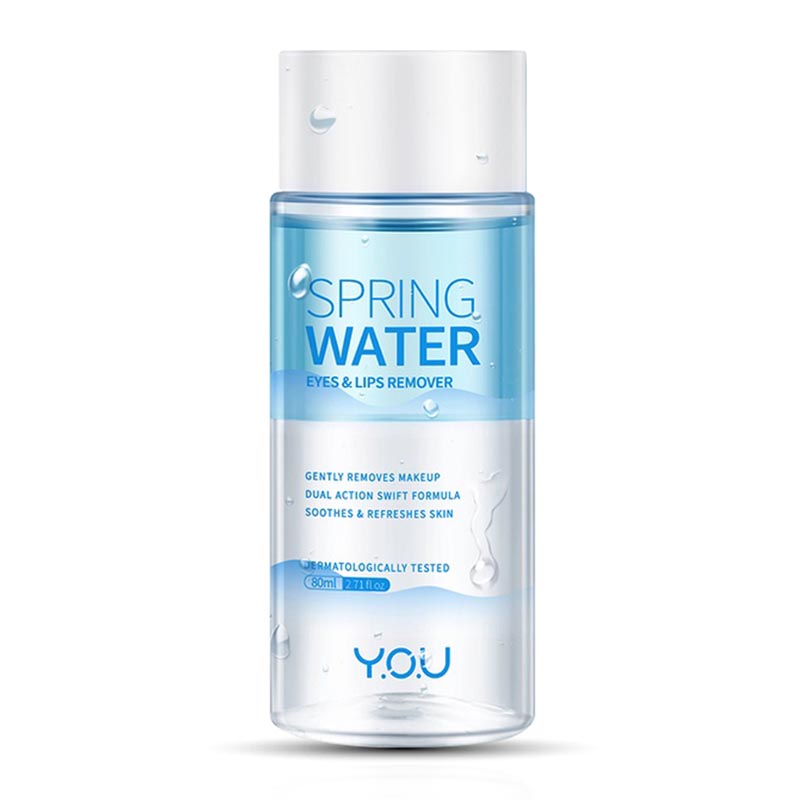 Y.O.U Spring Water Eyes & Lips Remover 80ml | Gogobli