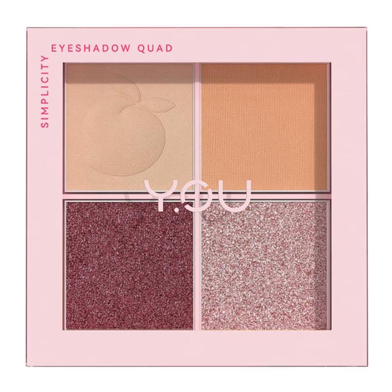 Y.O.U Simplicity Eyeshadow Quad 01 Flair 5.2gr | Gogobli