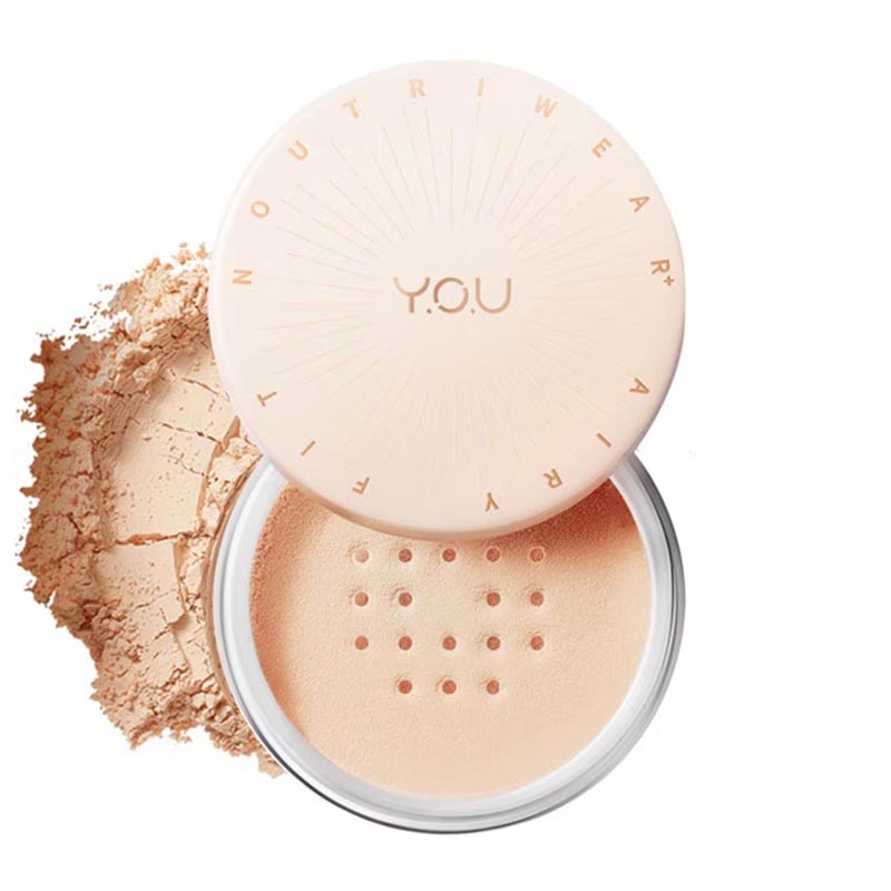 Y.O.U NoutriWear+ Airy Fit Loose Powder N507 Shell Beige 15gr | Gogobli