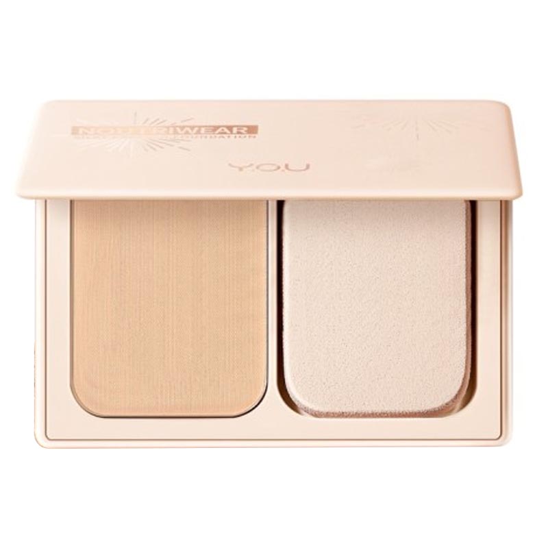 Y.O.U NoutriWear+ Silky Pressed Foundation W805 Yellow Beige 7gr | Gogobli