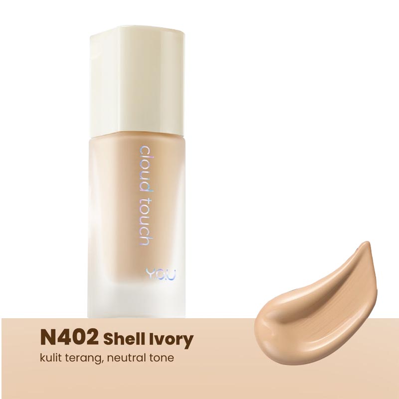 Y.O.U Cloud Touch Blurring Skin Tint N402 Shell Ivory 20ml | Gogobli