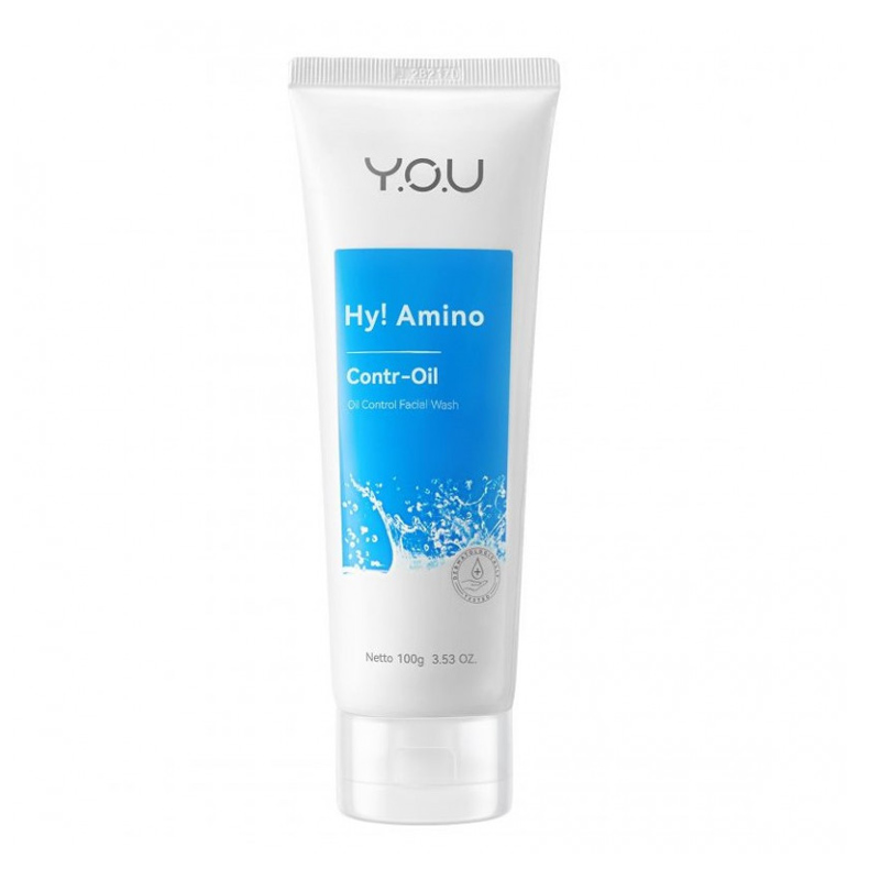 Y.O.U Hy! Amino Contr-Oil Oil Control Facial Wash 100gr | Gogobli