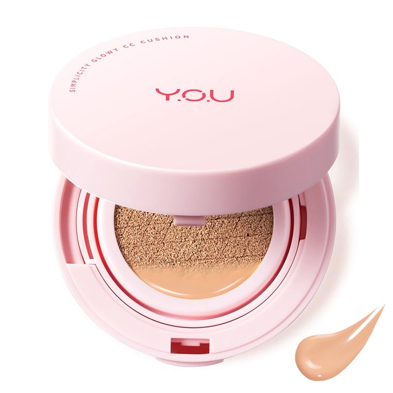 Y.O.U Simplicity Glowy CC Cushion C205 Honey Beige 15gr | Gogobli
