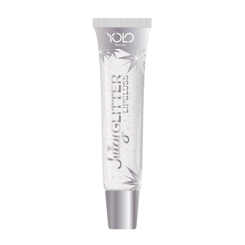 Yolo Juicy Glitter Lipgloss White 15gr | Gogobli