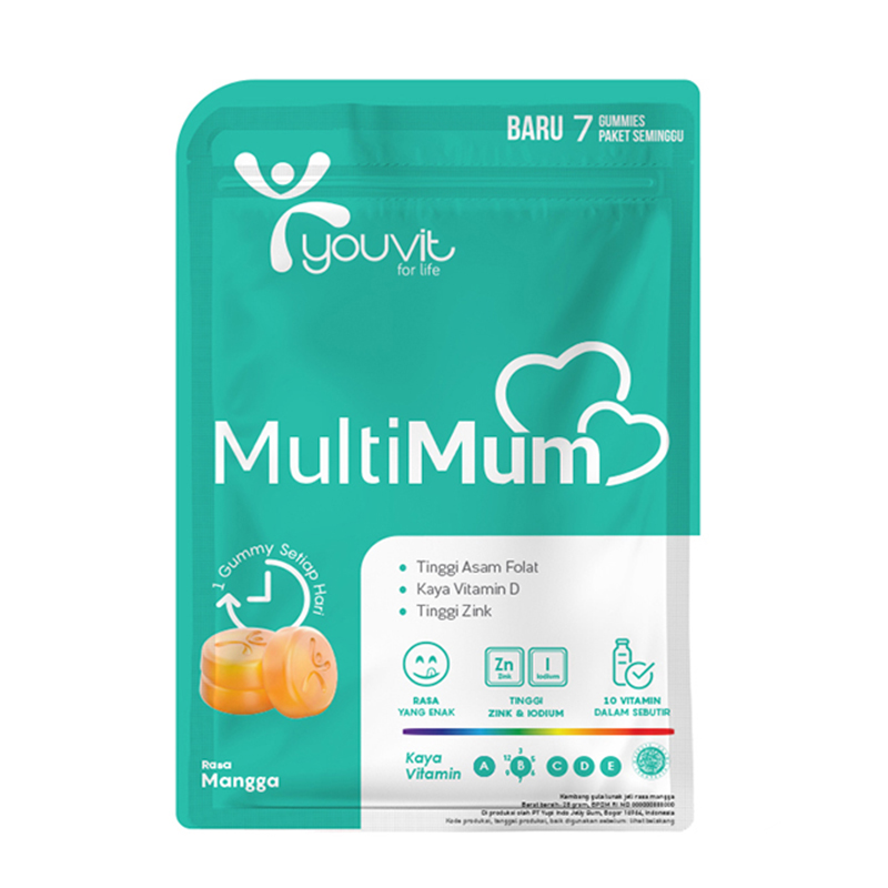 Youvit Gummy MultiMum Multivitamin 7s | Gogobli