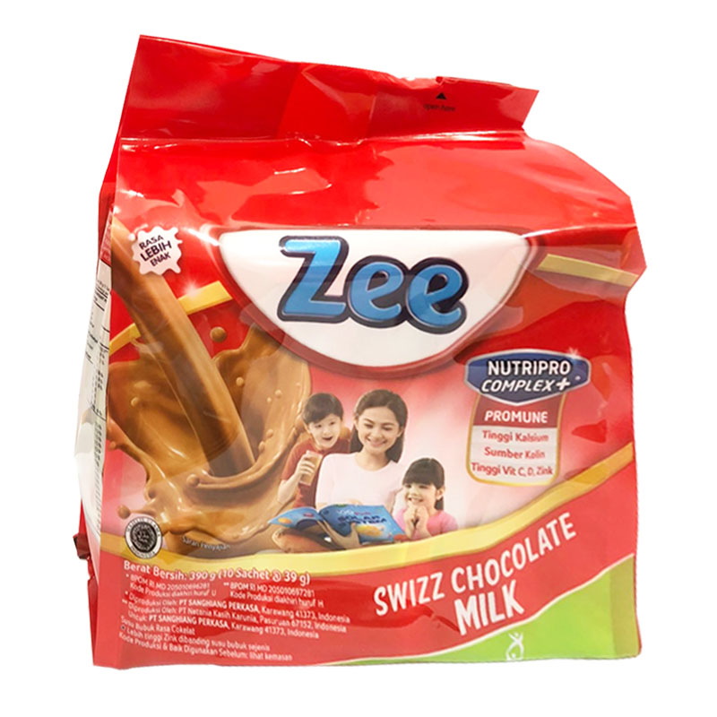 Zee Bag Swizz Chocolate 10X39gr (ED: Jun 24) | Gogobli