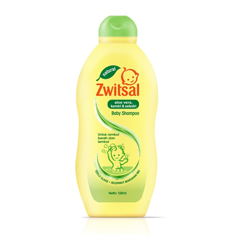 Zwitsal Baby Shampoo Natural AVKS 100ml | Gogobli