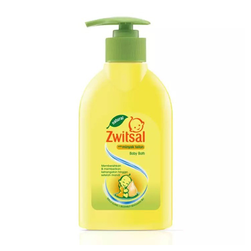 Zwitsal Baby Bath Natural Minyak Telon 300ml | Gogobli
